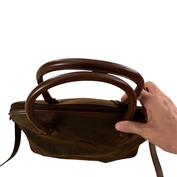 Natural Concept Made for the John Lewis Partnership London Leather Top Carry Bag - Picture 9 of 13